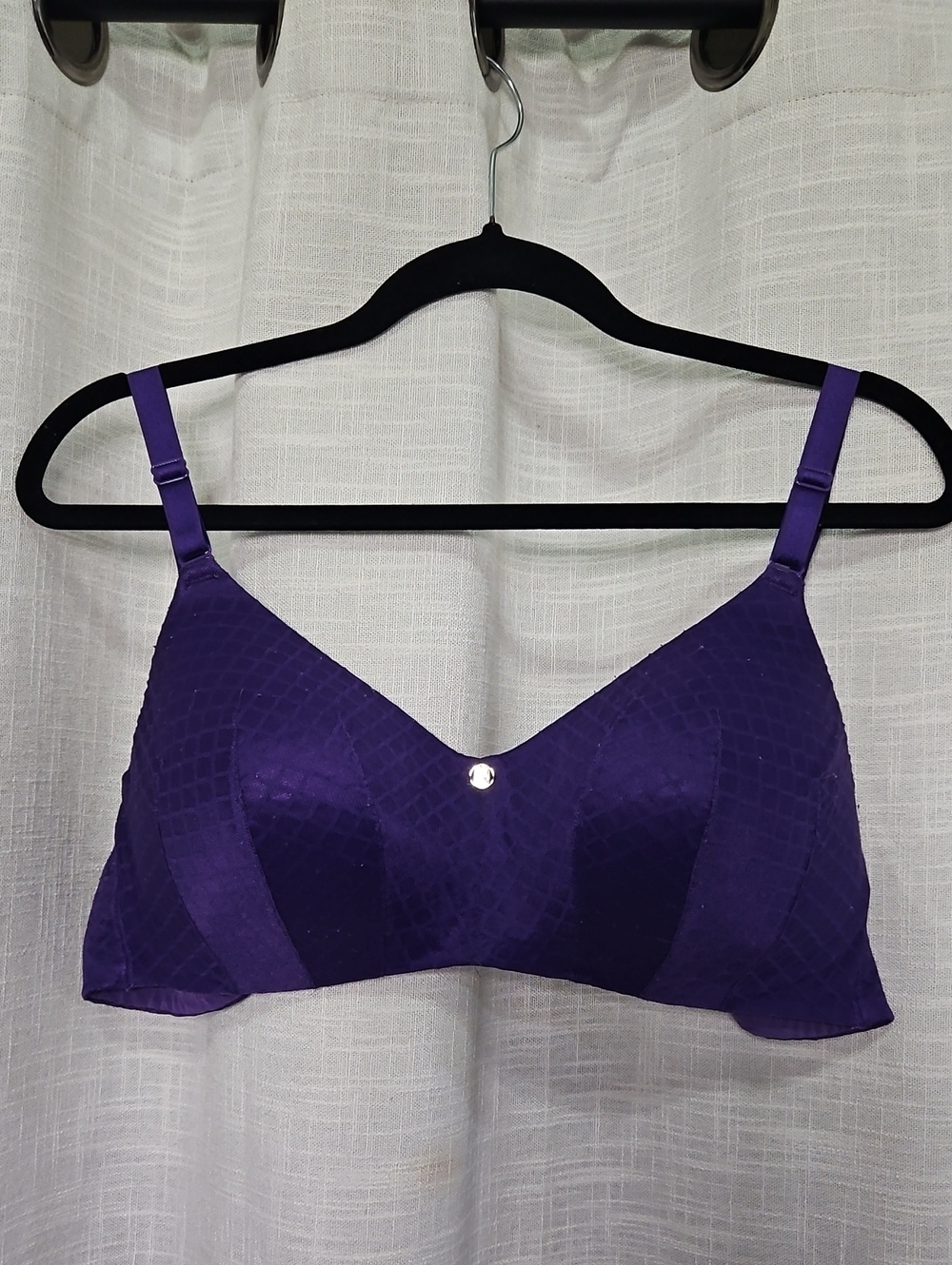 torrid Purple Wireless Seamless Bra with Textured Detail